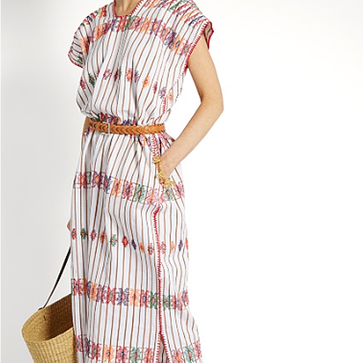No.47 Embroidered Cotton Kaftan